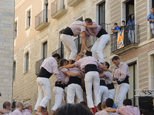 Fires de Sant Narc&iacute;s 2013. Diada castellera a la pla&ccedil;a del Vi