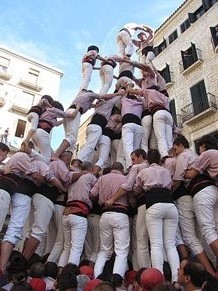 Fires de Sant Narc&iacute;s 2013. Diada castellera a la pla&ccedil;a del Vi