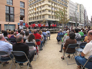 Fires de Sant Narc&iacute;s 2013. Concert a la pla&ccedil;a de Santa Susanna per la Banda 