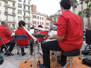 Fires de Sant Narc&iacute;s 2013. Concert a la pla&ccedil;a de Santa Susanna per la Banda 