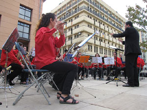 Fires de Sant Narc&iacute;s 2013. Concert a la pla&ccedil;a de Santa Susanna per la Banda 