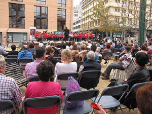 Fires de Sant Narc&iacute;s 2013. Concert a la pla&ccedil;a de Santa Susanna per la Banda 