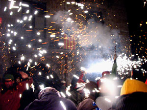Fires de Sant Narc&iacute;s 2013. El correfoc. 25 anys dels Diables de l'Onyar