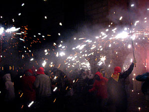 Fires de Sant Narc&iacute;s 2013. El correfoc. 25 anys dels Diables de l'Onyar
