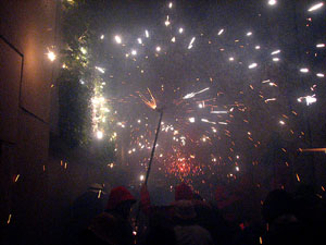 Fires de Sant Narc&iacute;s 2013. El correfoc. 25 anys dels Diables de l'Onyar