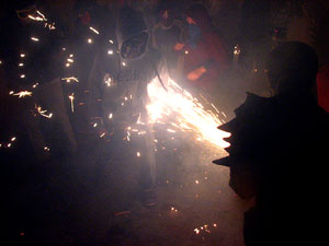 Fires de Sant Narc&iacute;s 2013. El correfoc. 25 anys dels Diables de l'Onyar