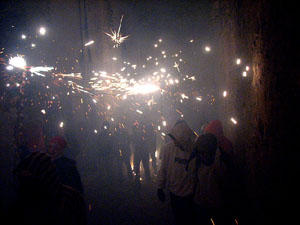 Fires de Sant Narc&iacute;s 2013. El correfoc. 25 anys dels Diables de l'Onyar