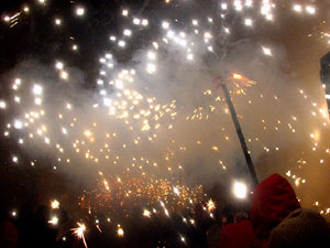 Fires de Sant Narc&iacute;s 2013. El correfoc. 25 anys dels Diables de l'Onyar
