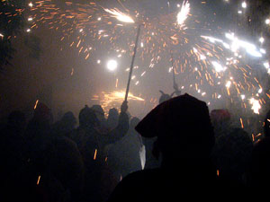 Fires de Sant Narc&iacute;s 2013. El correfoc. 25 anys dels Diables de l'Onyar