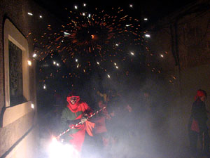 Fires de Sant Narc&iacute;s 2013. El correfoc. 25 anys dels Diables de l'Onyar