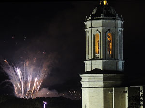 Fires de Sant Narc&iacute;s 2013. Castell de focs artificials