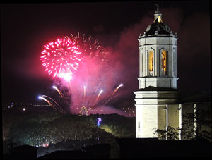 Fires de Sant Narc&iacute;s 2013. Castell de focs artificials