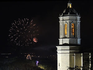 Fires de Sant Narc&iacute;s 2013. Castell de focs artificials