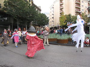 Fires de Sant Narc&iacute;s 2013. Trobada de gegants: la cercavila