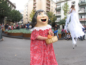 Fires de Sant Narc&iacute;s 2013. Trobada de gegants: la cercavila