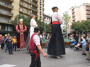 Fires de Sant Narc&iacute;s 2013. Trobada de gegants: la cercavila