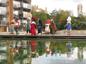 Fires de Sant Narc&iacute;s 2013. Trobada de gegants: la cercavila