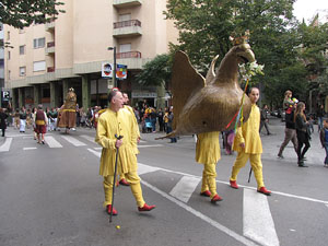Fires de Sant Narc&iacute;s 2013. Trobada de gegants: la cercavila