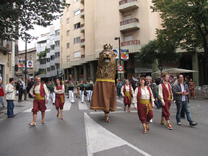 Fires de Sant Narc&iacute;s 2013. Trobada de gegants: la cercavila