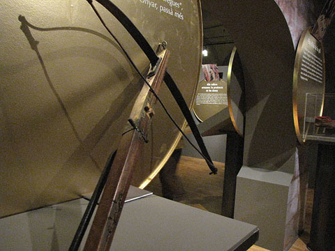 Les instal&middot;lacions de l'exposici&oacute; durant la inauguraci&oacute;