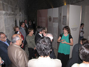 Fires de Sant Narc&iacute;s 2013. Inauguraci&oacute; exposici&oacute; La Girona Medieval al monestir de Sant Daniel