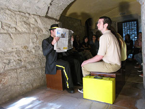 Fires de Sant Narc&iacute;s 2013. Microteatre al Museu d'Hist&ograve;ria dels Jueus