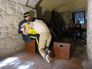 Fires de Sant Narc&iacute;s 2013. Microteatre al Museu d'Hist&ograve;ria dels Jueus