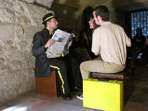 Fires de Sant Narc&iacute;s 2013. Microteatre al Museu d'Hist&ograve;ria dels Jueus