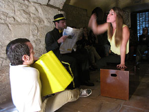 Fires de Sant Narc&iacute;s 2013. Microteatre al Museu d'Hist&ograve;ria dels Jueus