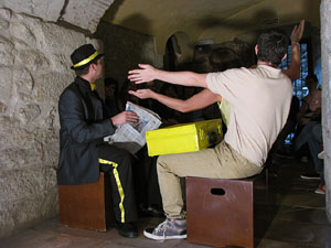 Fires de Sant Narc&iacute;s 2013. Microteatre al Museu d'Hist&ograve;ria dels Jueus