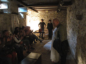 Fires de Sant Narc&iacute;s 2013. Microteatre al Museu d'Hist&ograve;ria dels Jueus
