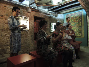 Fires de Sant Narc&iacute;s 2013. Microteatre al Museu d'Hist&ograve;ria dels Jueus