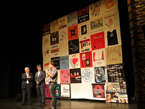 Tel&oacute; elaborat amb les companyies teatrals que participen al festival, presentat al Teatre Municipal
