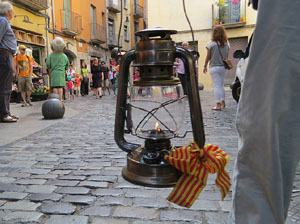 Arribada de la Flama del Canig&oacute; 2014