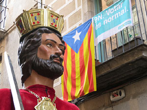 Arribada de la Flama del Canig&oacute; 2014