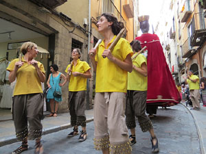 Arribada de la Flama del Canig&oacute; 2014