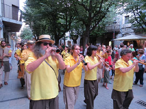 Arribada de la Flama del Canig&oacute; 2014