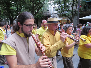 Arribada de la Flama del Canig&oacute; 2014