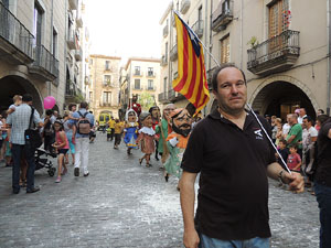 Arribada de la Flama del Canig&oacute; 2014