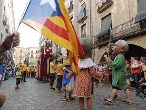 Arribada de la Flama del Canig&oacute; 2014