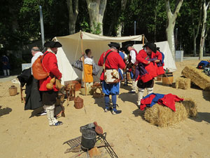 Girona resisteix! Jornades de recreaci&oacute; hist&ograve;rica de la Guerra de Successi&oacute;. El campament barroc