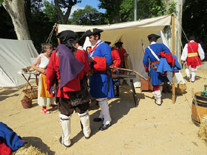 Girona resisteix! Jornades de recreaci&oacute; hist&ograve;rica de la Guerra de Successi&oacute;. El campament barroc