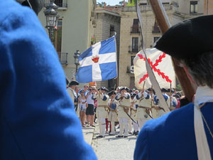 Girona resisteix! Jornades de recreaci&oacute; hist&ograve;rica de la Guerra de Successi&oacute;. Escaramussa al Pont de Pedra