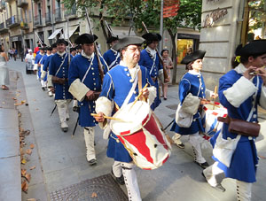 Girona resisteix! Jornades de recreaci&oacute; hist&ograve;rica de la Guerra de Successi&oacute;. Presentaci&oacute; de la recreaci&oacute;