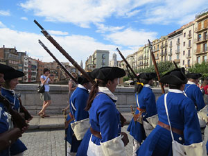 Girona resisteix! Jornades de recreaci&oacute; hist&ograve;rica de la Guerra de Successi&oacute;. Presentaci&oacute; de la recreaci&oacute;