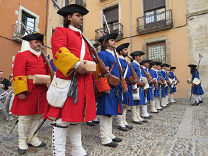Girona resisteix! Jornades de recreaci&oacute; hist&ograve;rica de la Guerra de Successi&oacute;. Presentaci&oacute; de la recreaci&oacute;