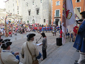 Girona resisteix! Jornades de recreaci&oacute; hist&ograve;rica de la Guerra de Successi&oacute;. Presentaci&oacute; de la recreaci&oacute;