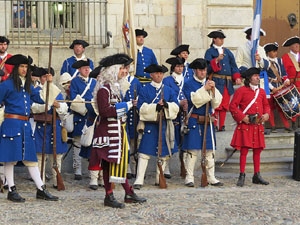 Girona resisteix! Jornades de recreaci&oacute; hist&ograve;rica de la Guerra de Successi&oacute;. Presentaci&oacute; de la recreaci&oacute;
