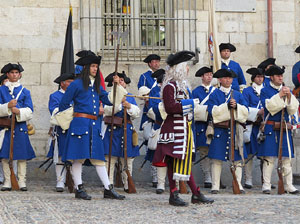 Girona resisteix! Jornades de recreaci&oacute; hist&ograve;rica de la Guerra de Successi&oacute;. Presentaci&oacute; de la recreaci&oacute;