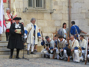 Girona resisteix! Jornades de recreaci&oacute; hist&ograve;rica de la Guerra de Successi&oacute;. Presentaci&oacute; de la recreaci&oacute;